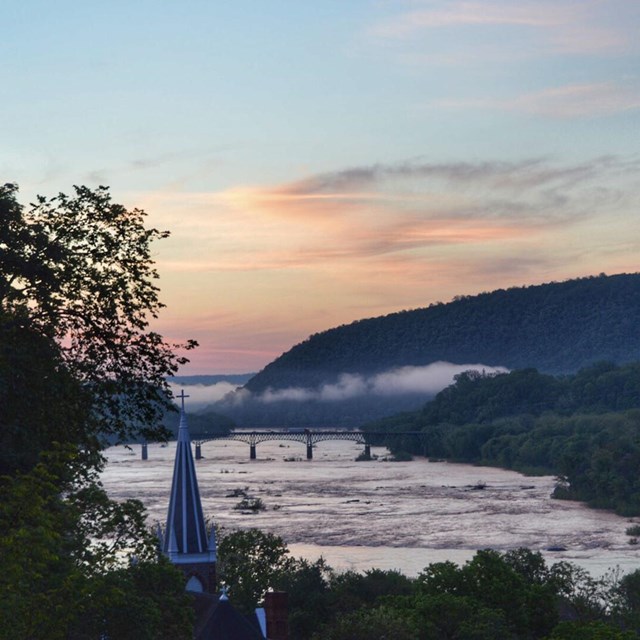 View of the water gap from Jefferson Rock