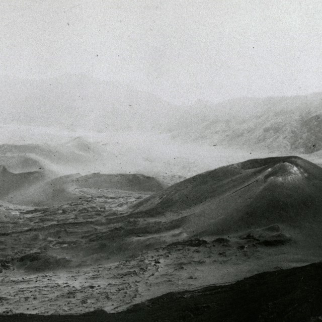 1890s photo of Haleakala Crater