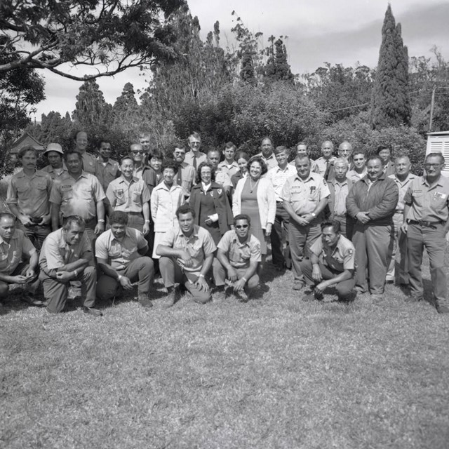 Group photo of NPS people 