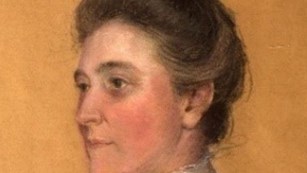 A painting of Helen West Stewart Ridgely.