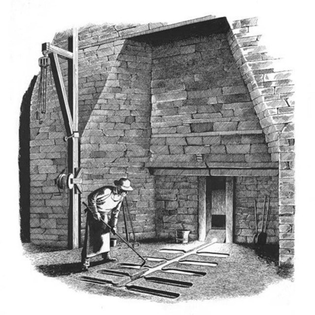 A sketch of an ironworker.