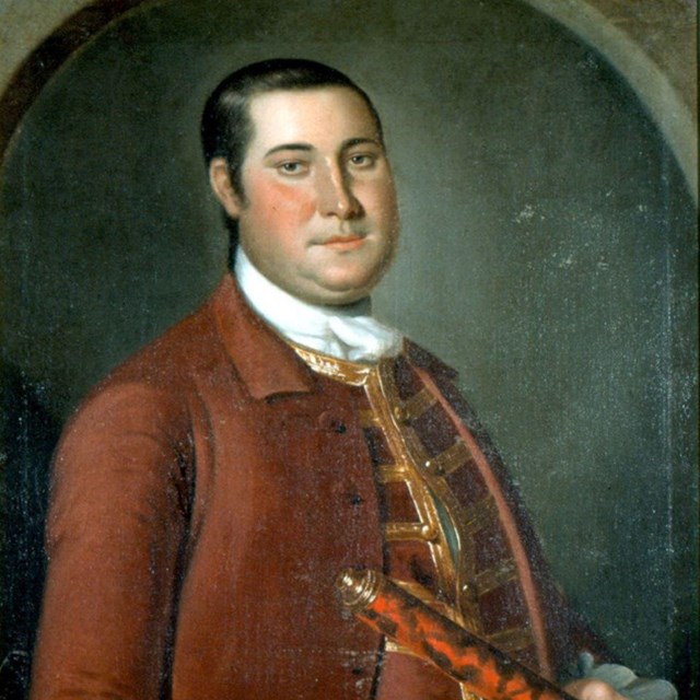 A painting of Captain Charles Ridgely.