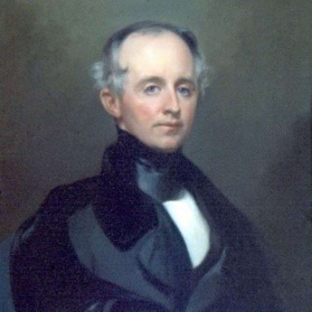 A painting of John Carnan Ridgely.