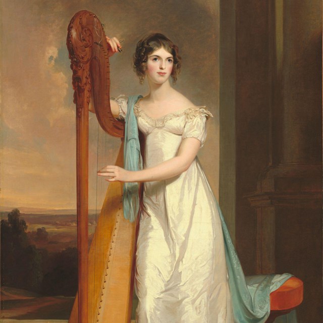 A painting of Eliza Eichelberger Ridgely.