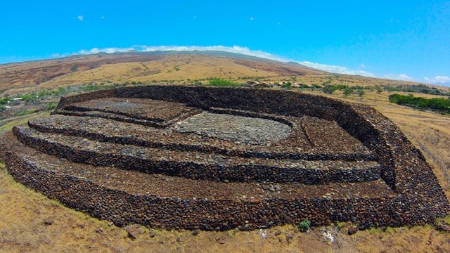 A large human sacrificial temple. 