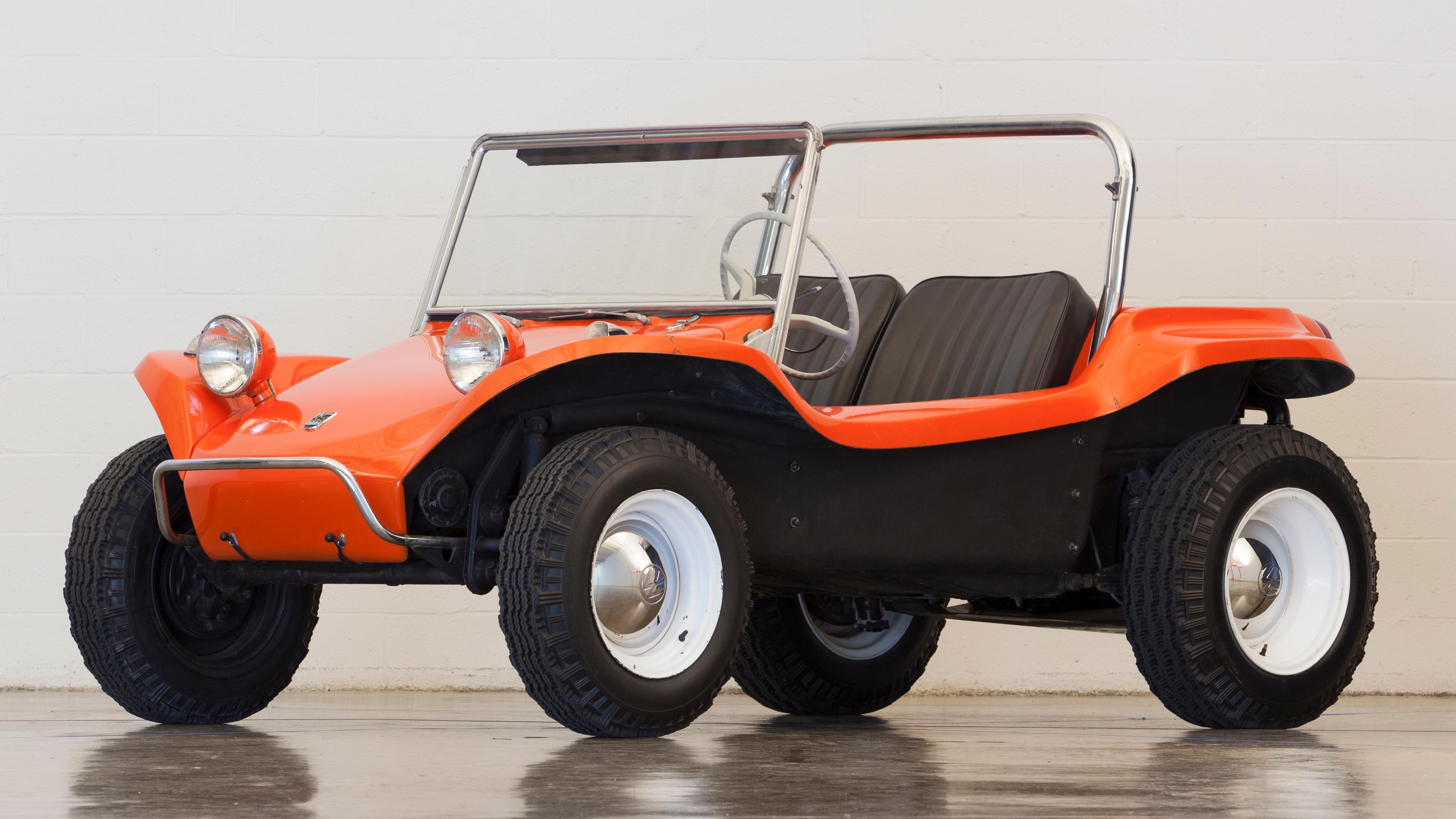 Orange dune buggy