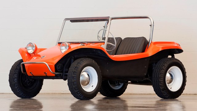 Orange dune buggy