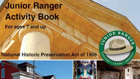 Part of the cover of the NHPA Junior Ranger book