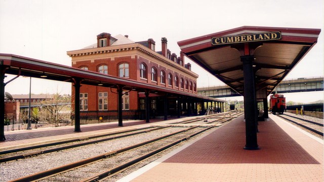 Cumberland Railroad Station. Photo Courtesy of Kathy McKenney, Department of Community Development 