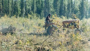 Man on a tractor