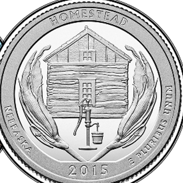 The Palmer-Epard Cabin and the Homestead National Monument of America Quarter
