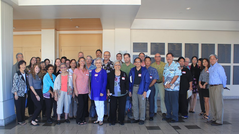 Group photo of Honouliuli stakeholders and NPS staff