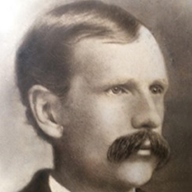 Black and white portrait of Superintendent Samuel Hamblen