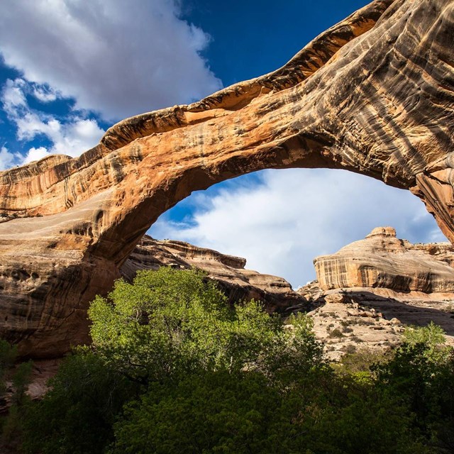 natural bridge at Natural Bridges National Monument