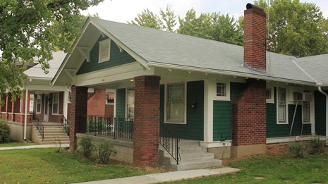 Exterior view of the Wallace Homes