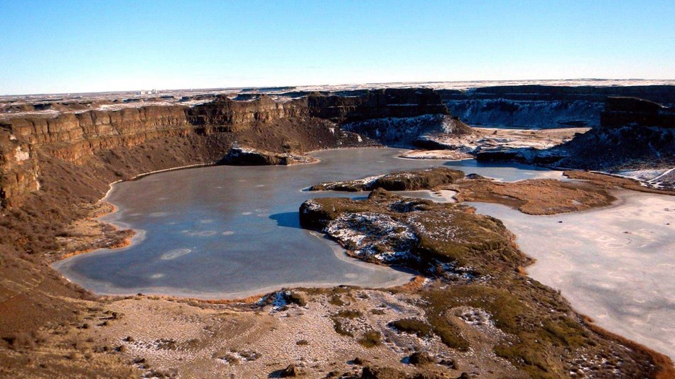 A former Ice Age water fall