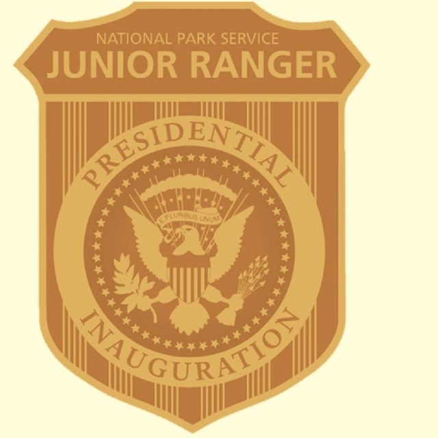Junior Ranger badge with the president's seal reading 
