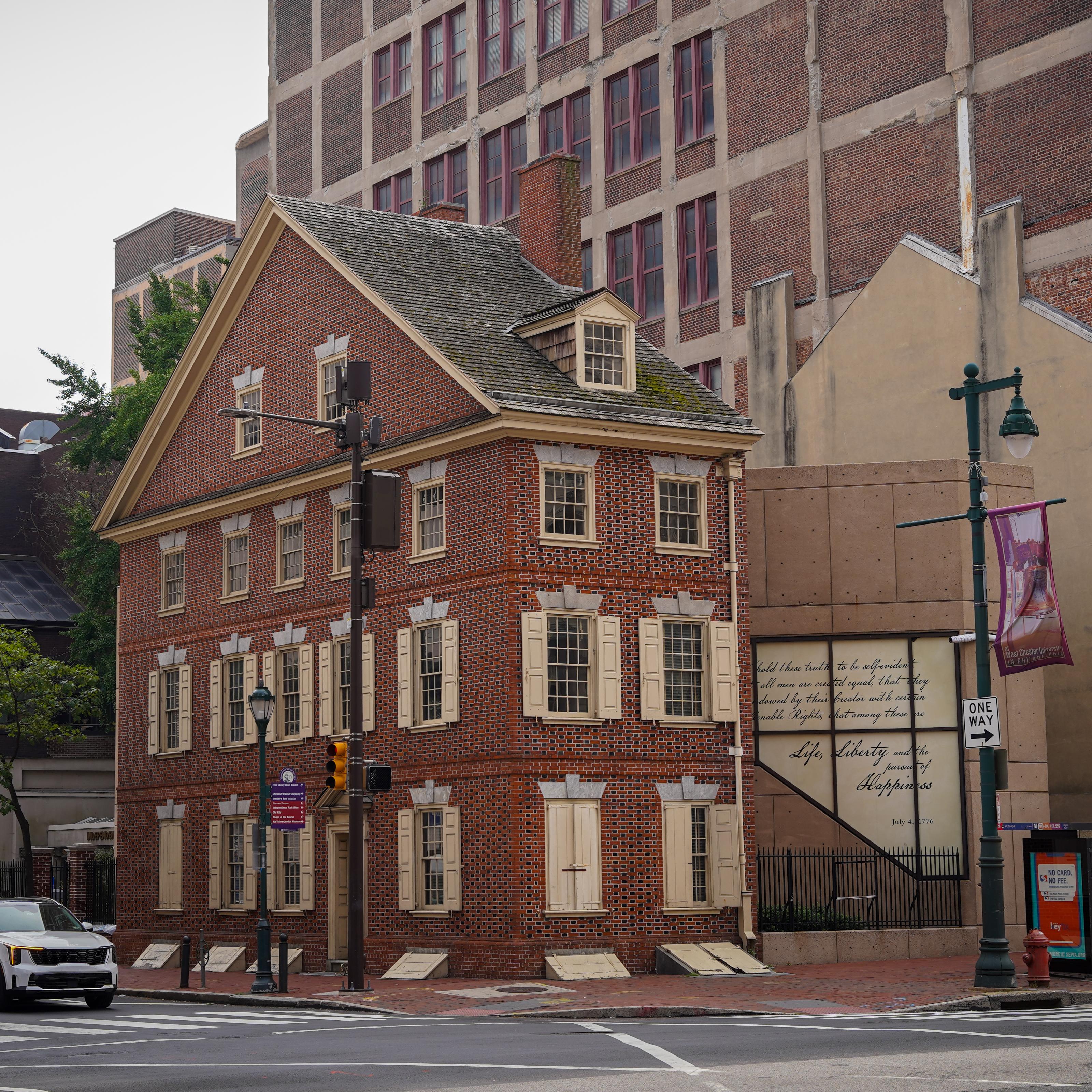 Three story brick house with 
