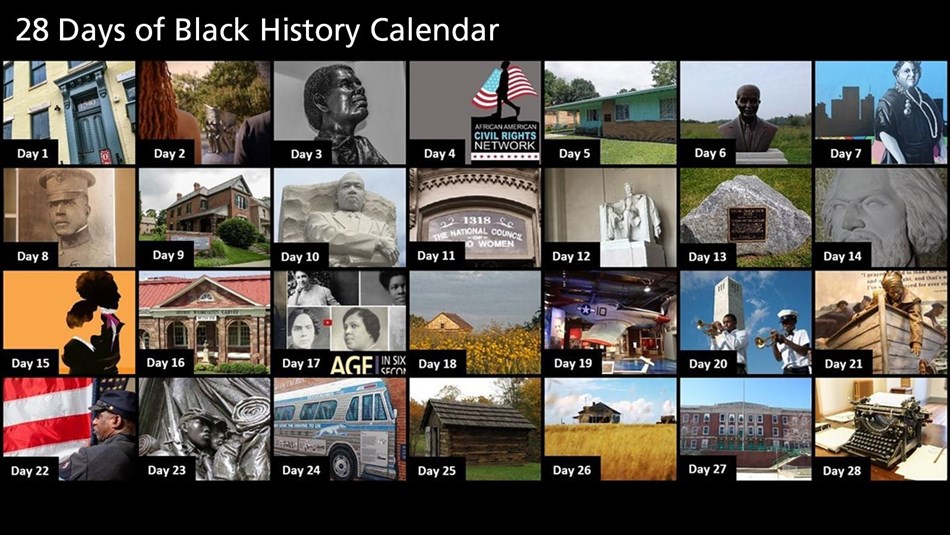 28 Days of Black History Calendar