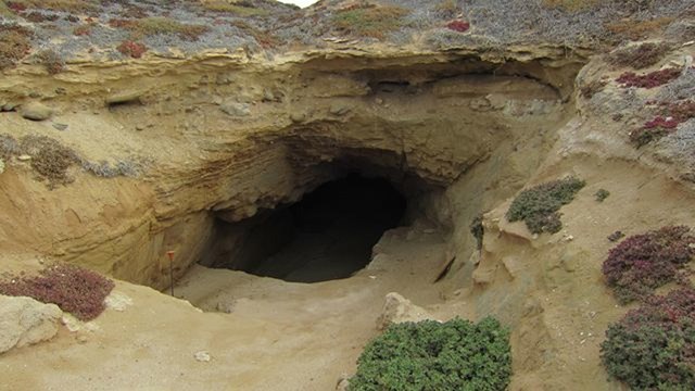 Cave on San Nicolas Island. 