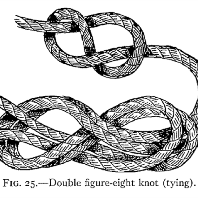 Image of double figure-eight knot.