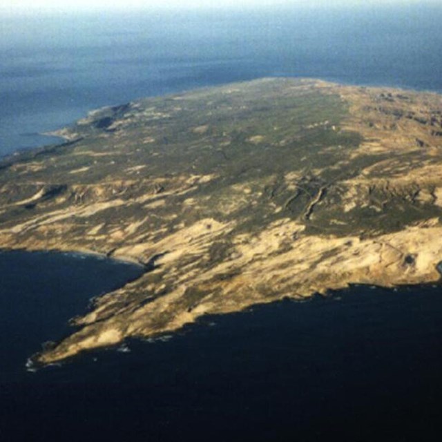San Nicolas Island aerial. © Steve Schwartz