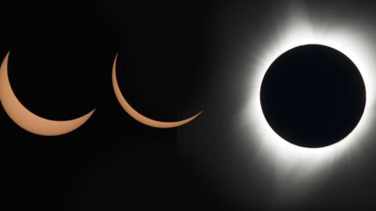 Image of the total solar eclipse in 2017.