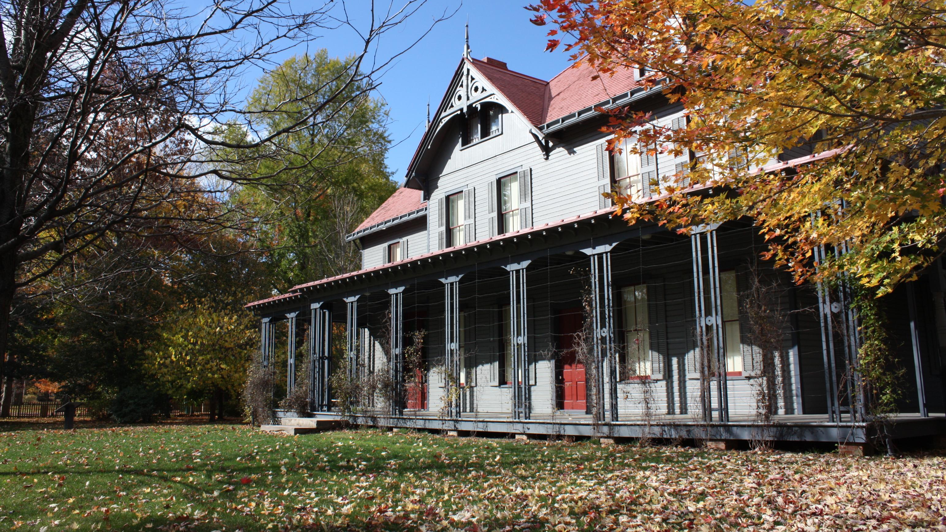 Front of Garfield home