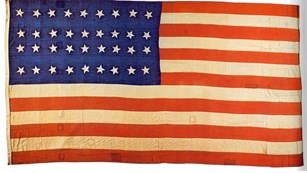 Union flag with 26 stars, 1865