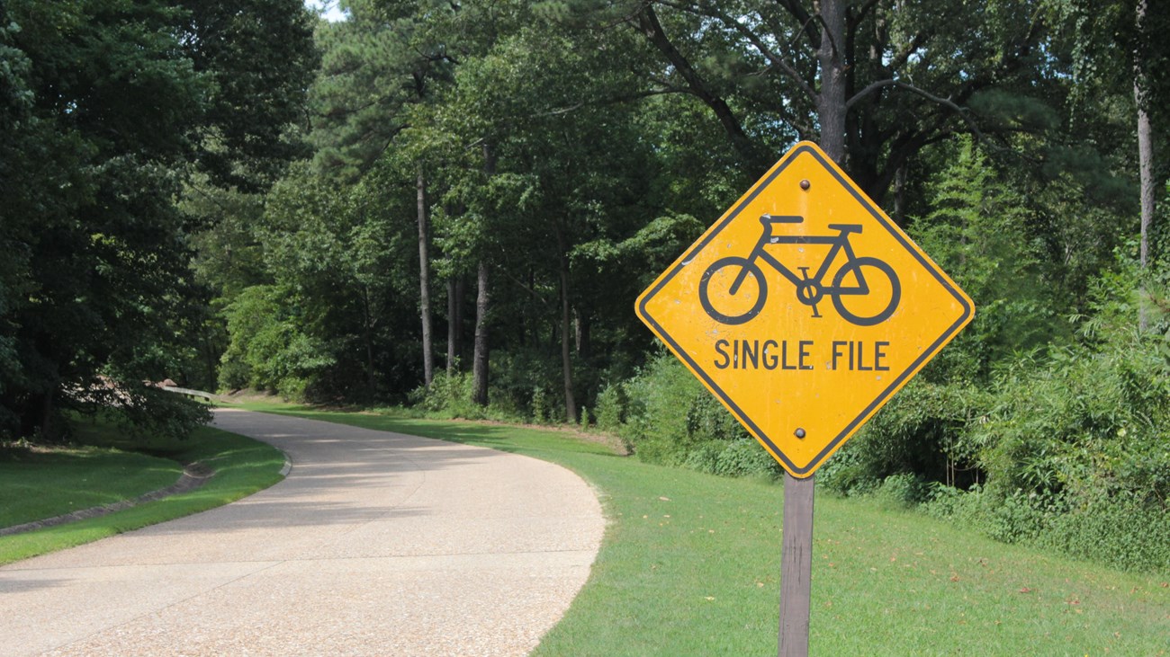 Safety Bicycle road sign 