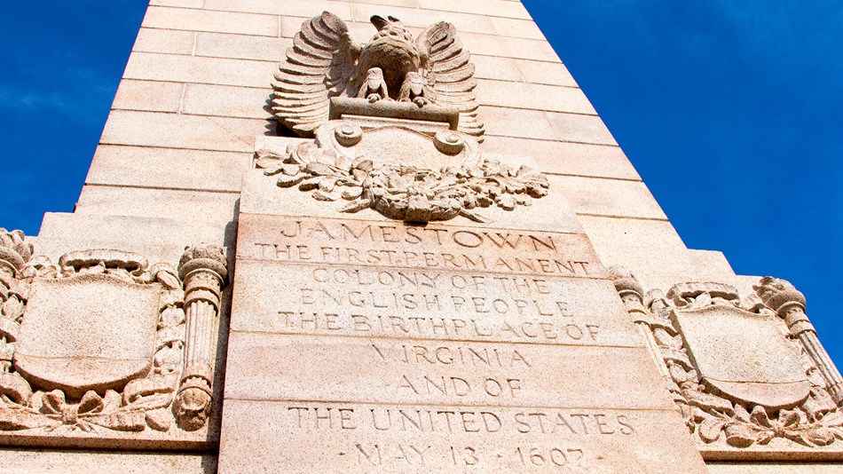 Monument at Historic Jamestowne