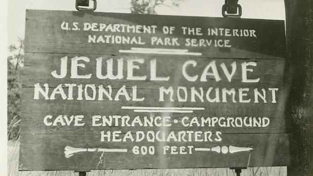 Picture of the original Monument Sign