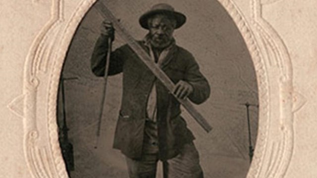 An oval photograph of Jordan B. Nobel