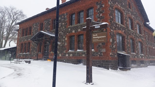 Park Headquarters in Winter