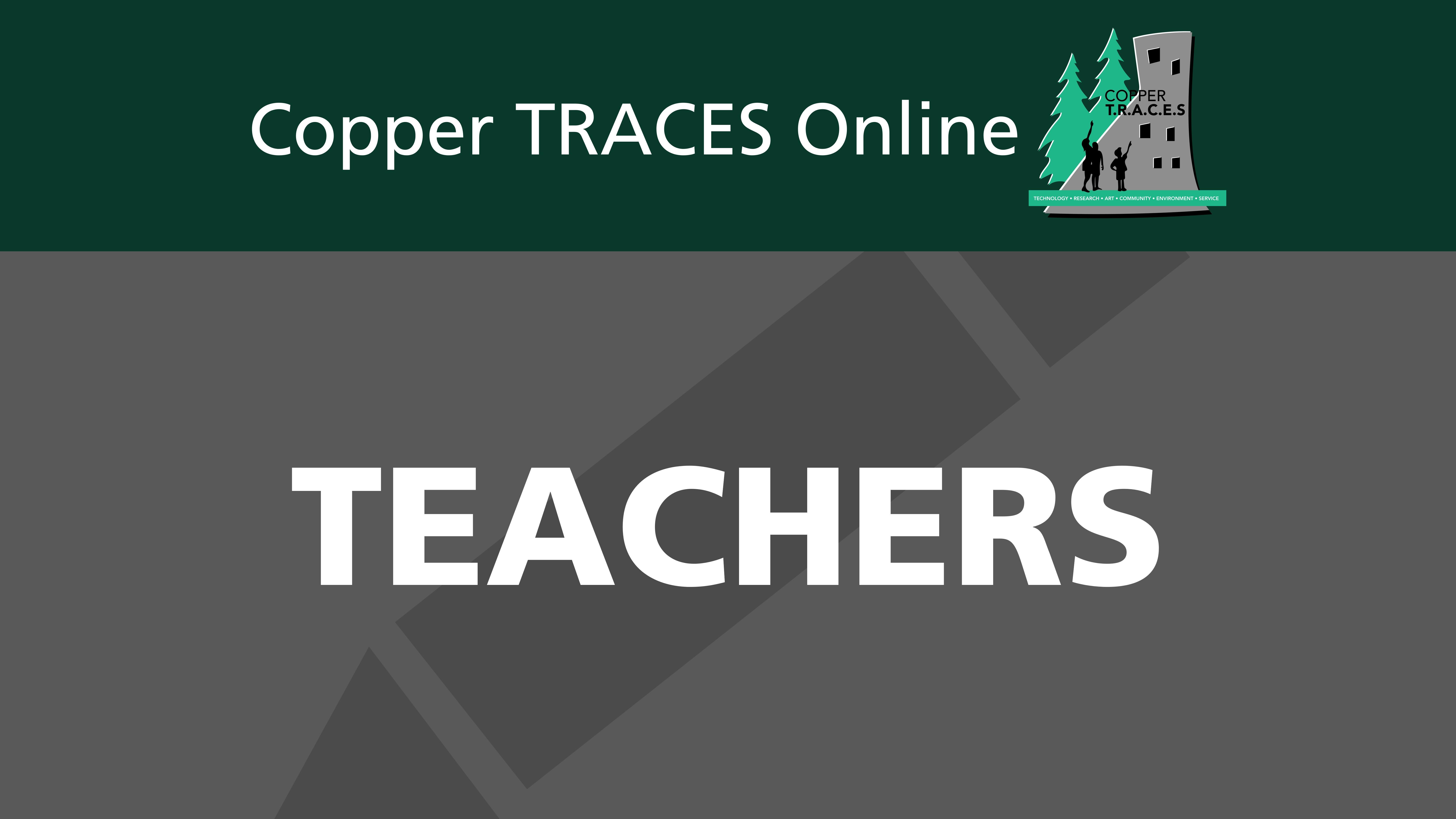 Teachers text graphic