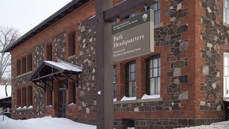 Park Headquarters in Winter