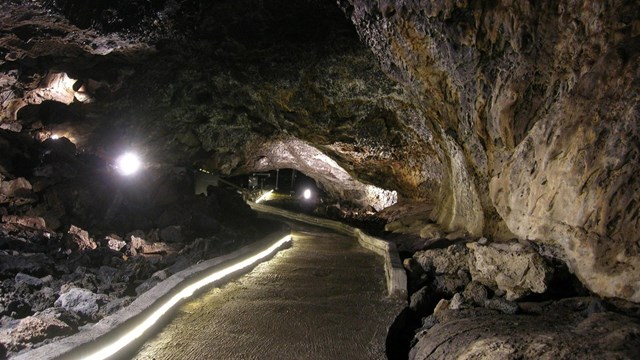 Interior of mushpot cave