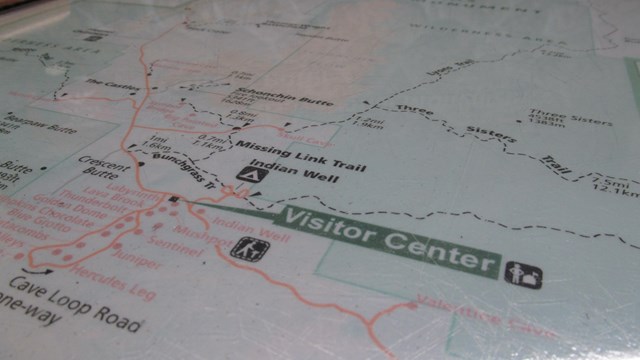 map of the Lava Beds National Monument