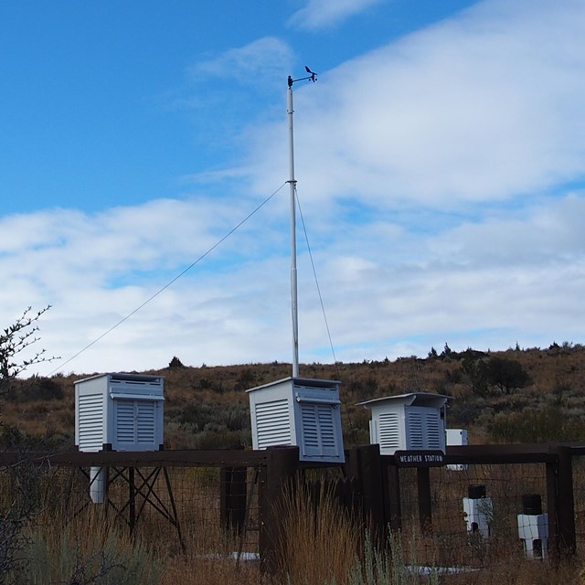 The Lava Beds NM weather station