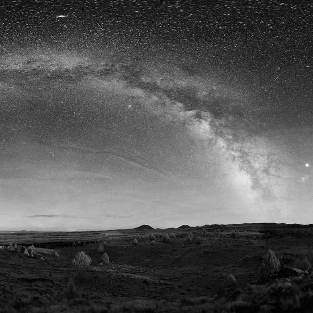 Night sky at Lava Beds (NPS/Dan Duriscoe)