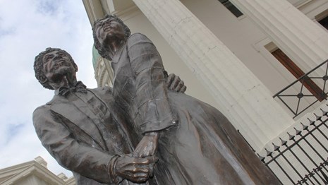 Statue of Dred and Harriet Scott
