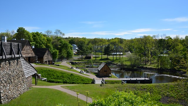 View of Saugus Iron Works National Historic Site