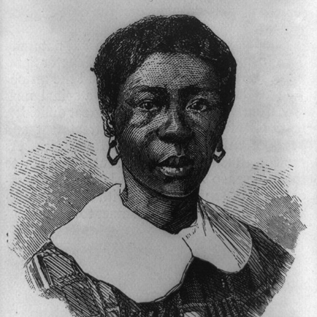 Drawing of Harriet Robinson Scott