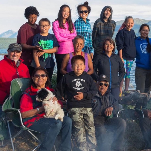 a group of Kijik camp participants