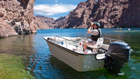 Boating image along black canyon