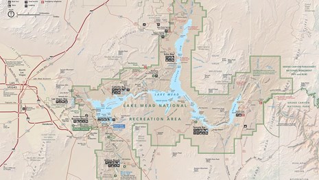 Lake Mead Recreation Area Map Maps - Lake Mead National Recreation Area (U.s. National Park Service)