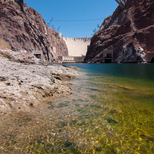 The Hoover Dam. 