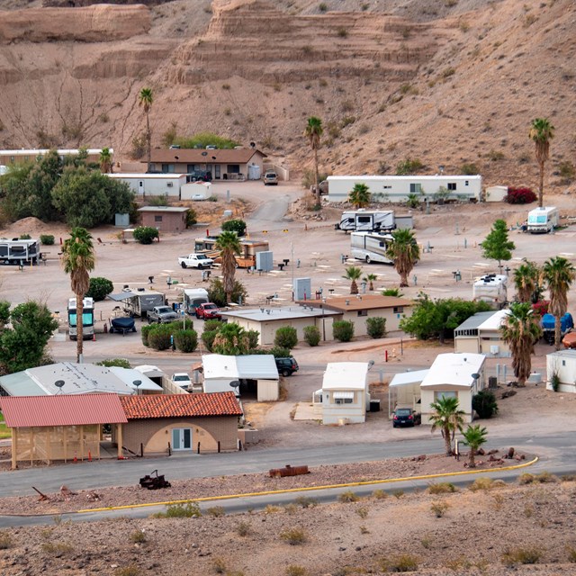 Trailers and RVs. 