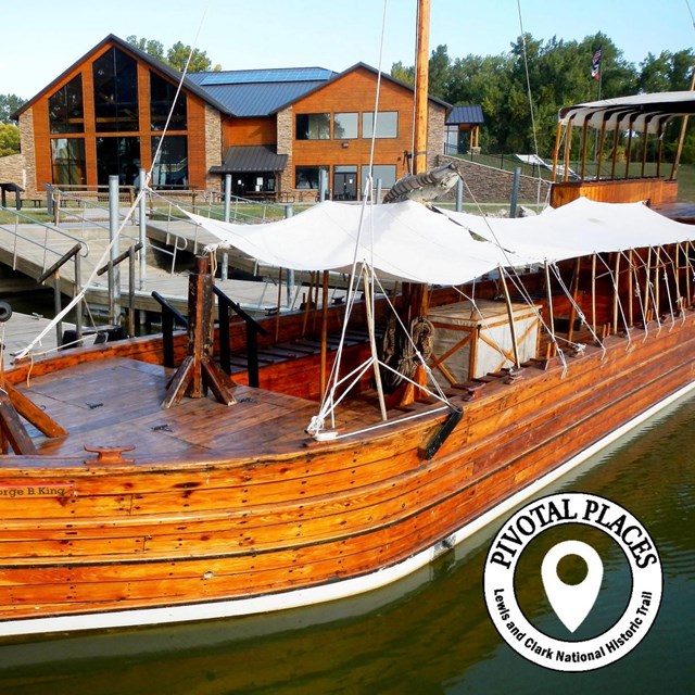 wooden keelboat
