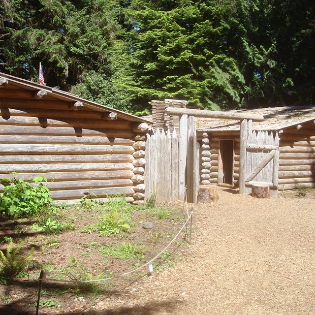 Fort with rocky path